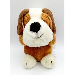 Ganz Bros St.Bernard Dog Plush Stuffed Animal Toy 9" Vintage